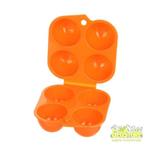 Caja Contenedor para 4 Huevos
