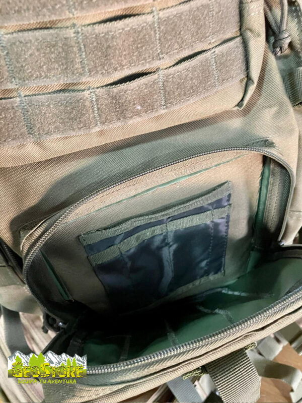 Mochila Barbaric 38L Asalto "M" Verde Oliva Cordura 600D - Imagen 9
