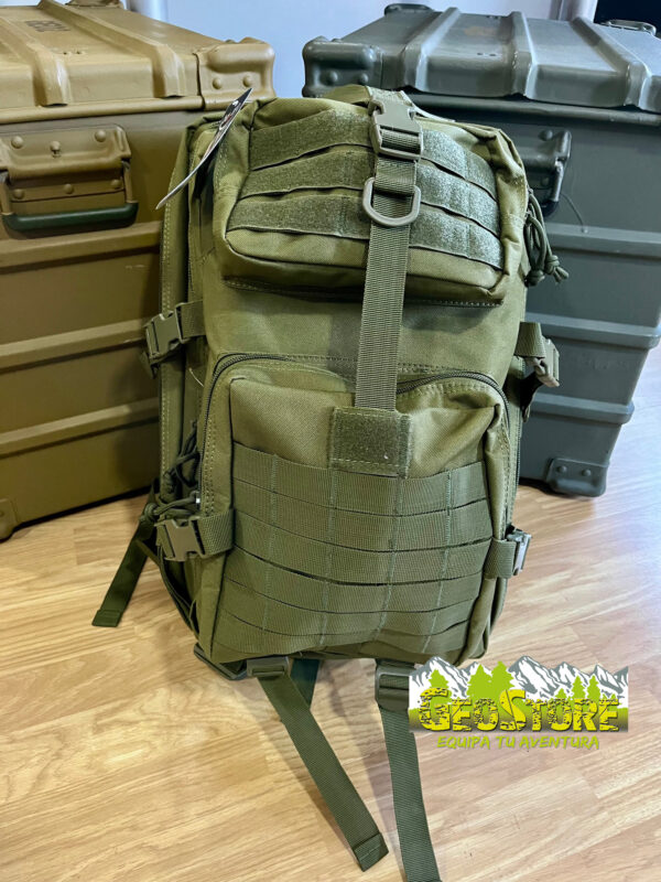 Mochila Barbaric 38L Asalto "M" Verde Oliva Cordura 600D - Imagen 6