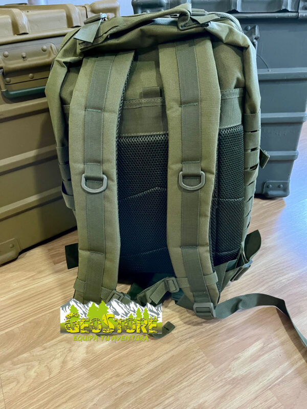 Mochila Barbaric 38L Asalto "M" Verde Oliva Cordura 600D - Imagen 4