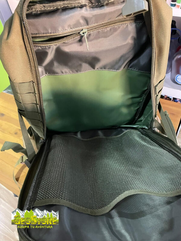 Mochila Barbaric 38L Asalto "M" Verde Oliva Cordura 600D - Imagen 14