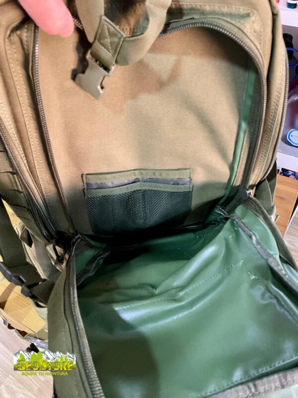 Mochila Barbaric 38L Asalto "M" Verde Oliva Cordura 600D - Imagen 8